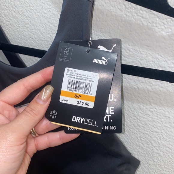 NWT Puma Studio Ombré Razorback Crop Top - Picture 5 of 7